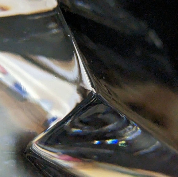 ORREFORS CORONA Sweden Lead Crystal 4" Bowl 4384/31 -Signed DISCONTINUED - Picture 6 of 6